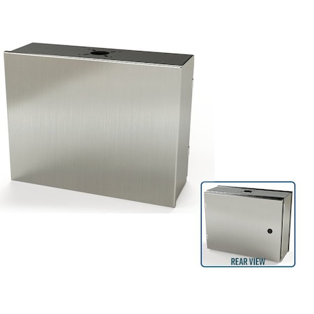 Saginaw Control & Engineering 1/4 Turn Latch Electrical Enclosures, 14 in H, 6 in D, 18 in W, NEMA 3R, 4, 4X, 12, 13 SCE-14HMI1806SSLP